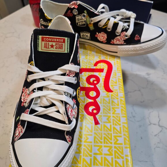 Converse x Topo Chico Chuck Taylor All Star Low Black Men's Shoes A10455C SZ 11 - Picture 4 of 13